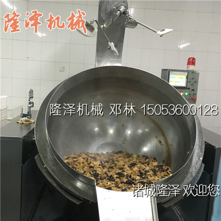 隆澤全自動(dòng)炒菜機(jī)炒菜過程